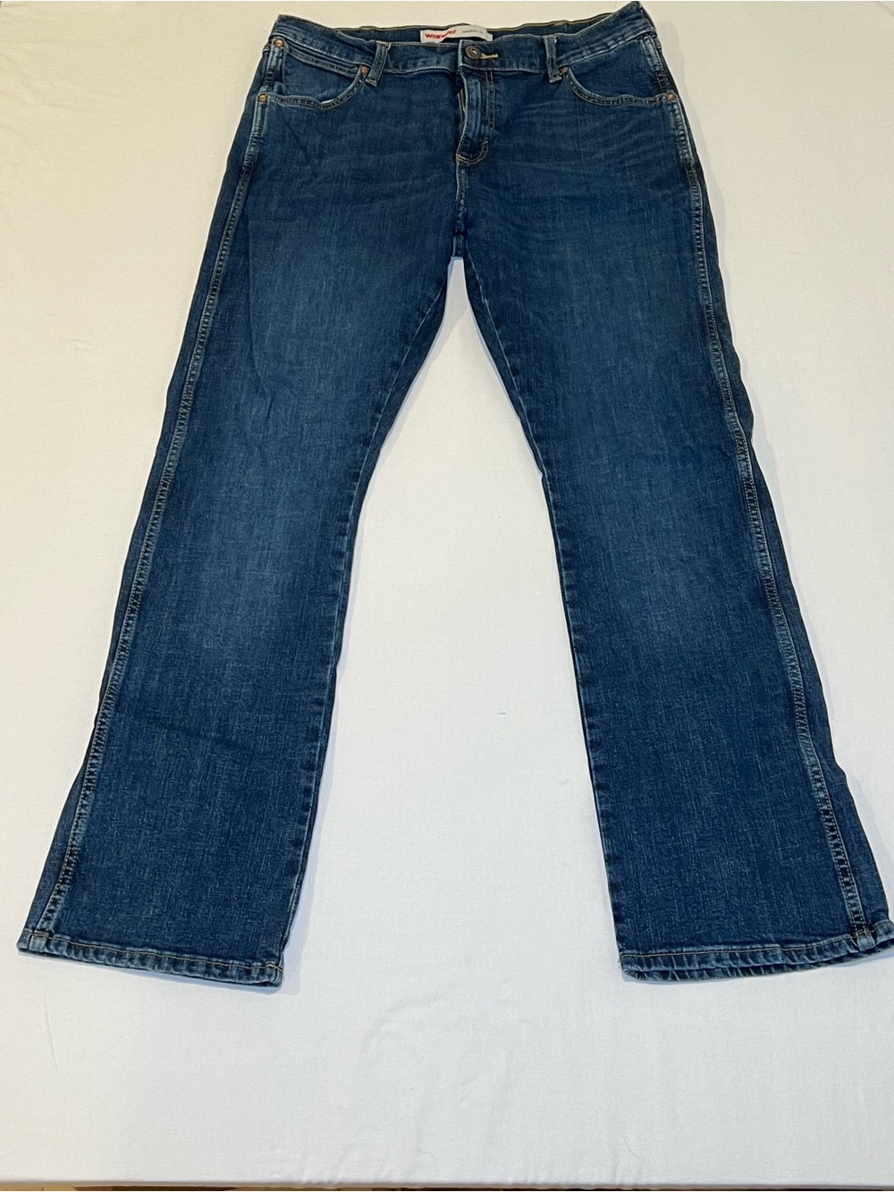 Wrangler Retro Relaxed Boot Jeans Men’s 34x32 Blue Denim Western Cowboy 20FR